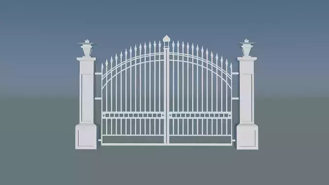 Classic Gate Door 3D print model