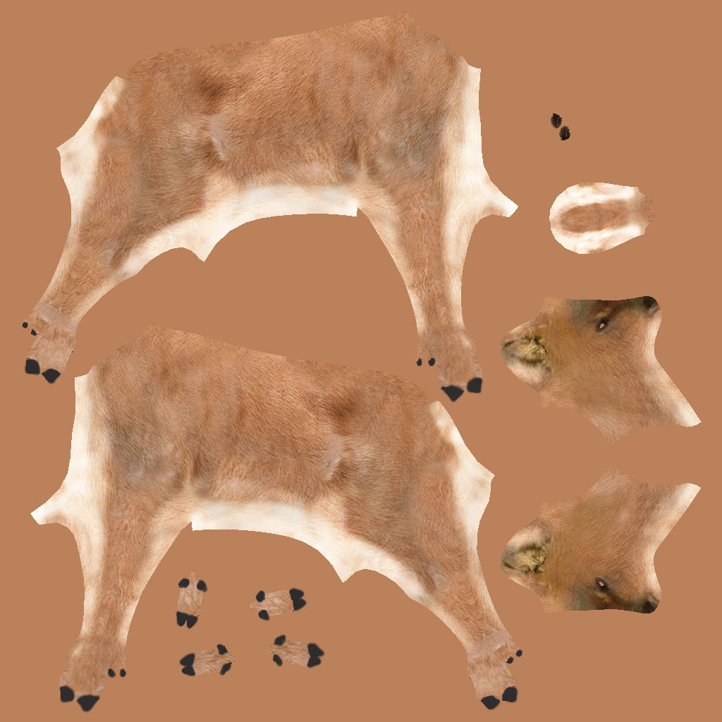 Deer Pendant 3D print model_7