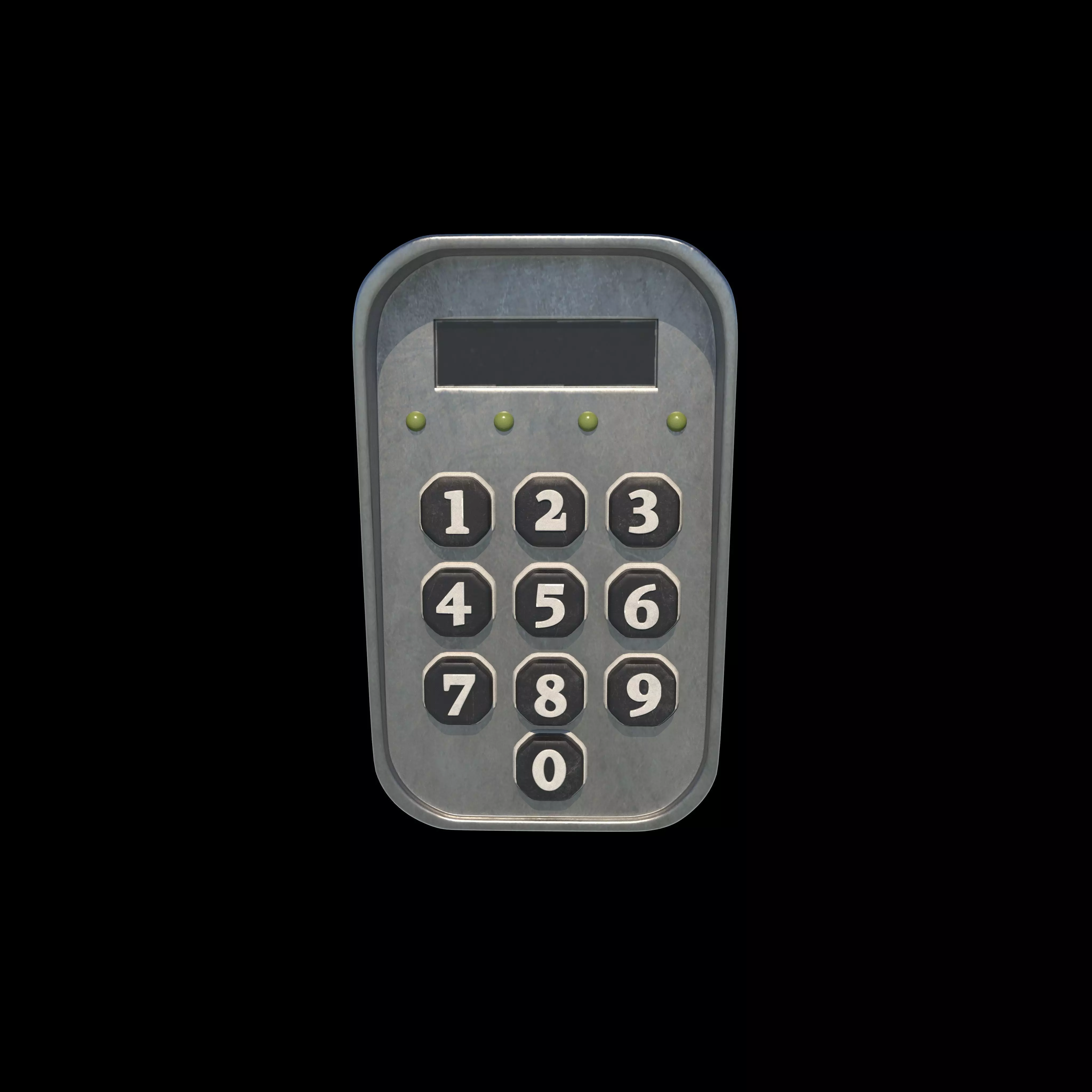 Keypad 3D model_0