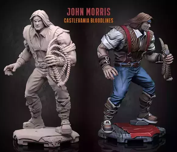 John Morris 3D print model