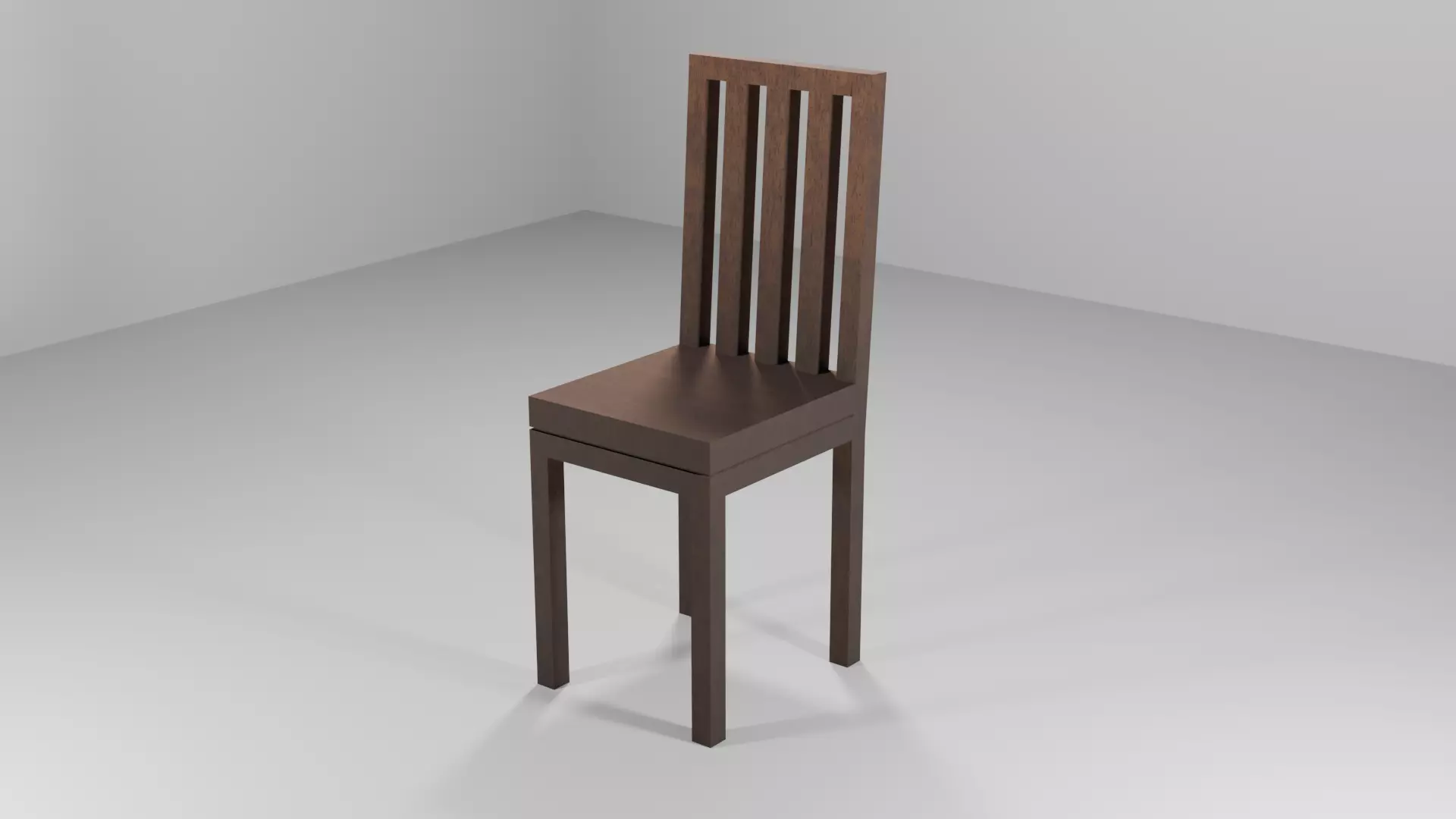 Wooden Chair 3D print model_0