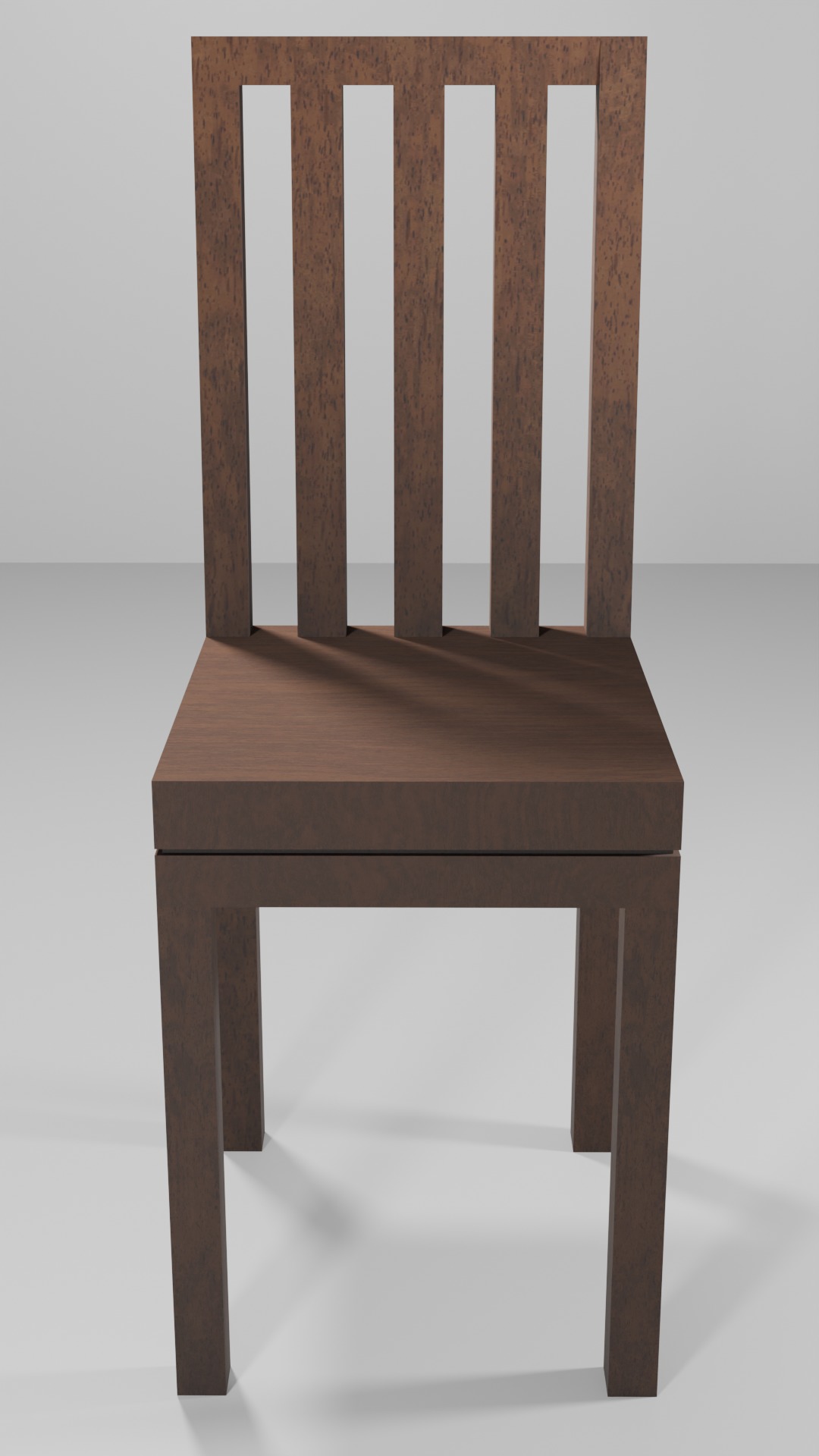 Wooden Chair 3D print model_2