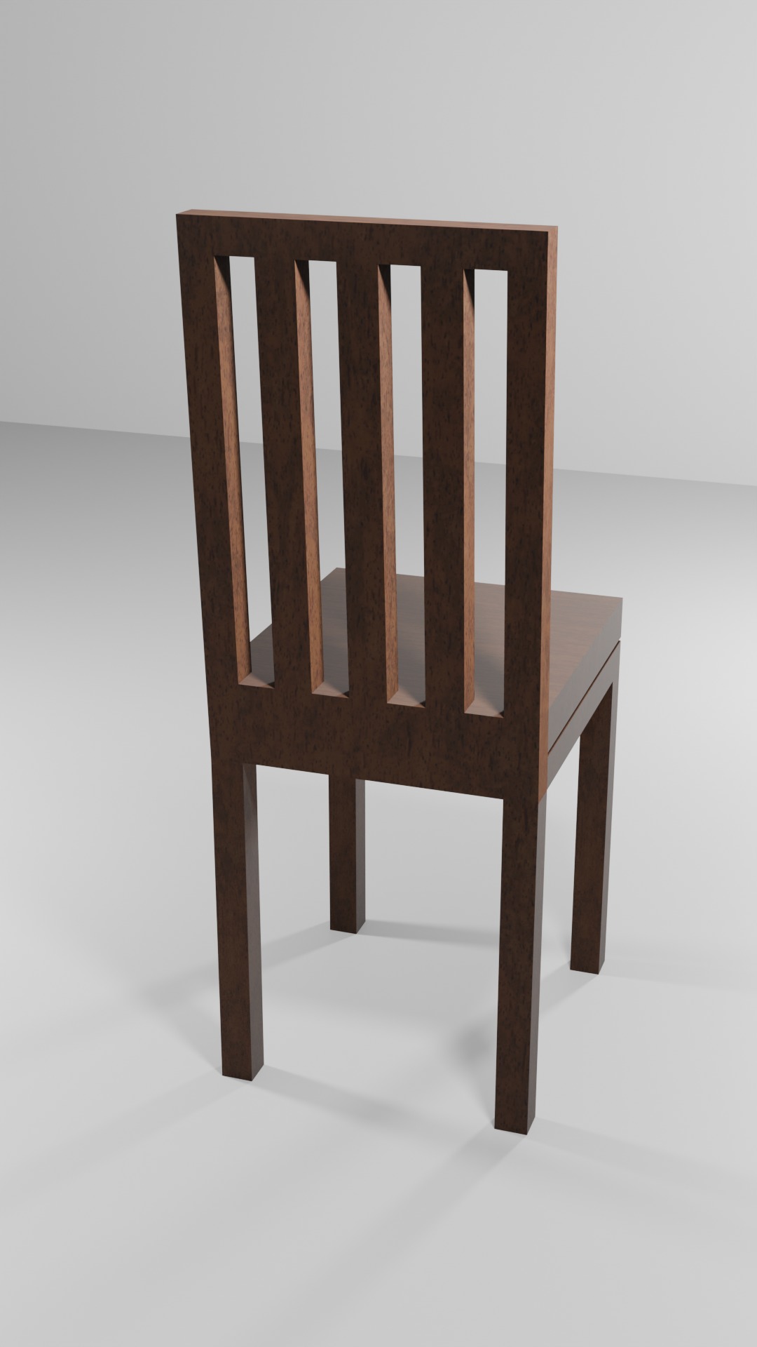 Wooden Chair 3D print model_1