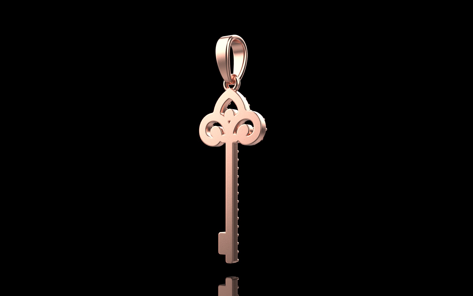Key pendant model 951 3D print model_34