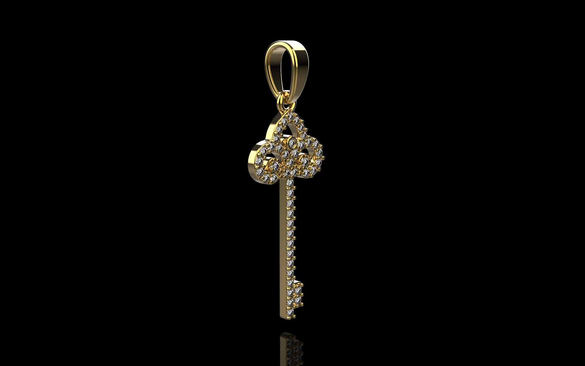 Key pendant model 951 3D print model_30