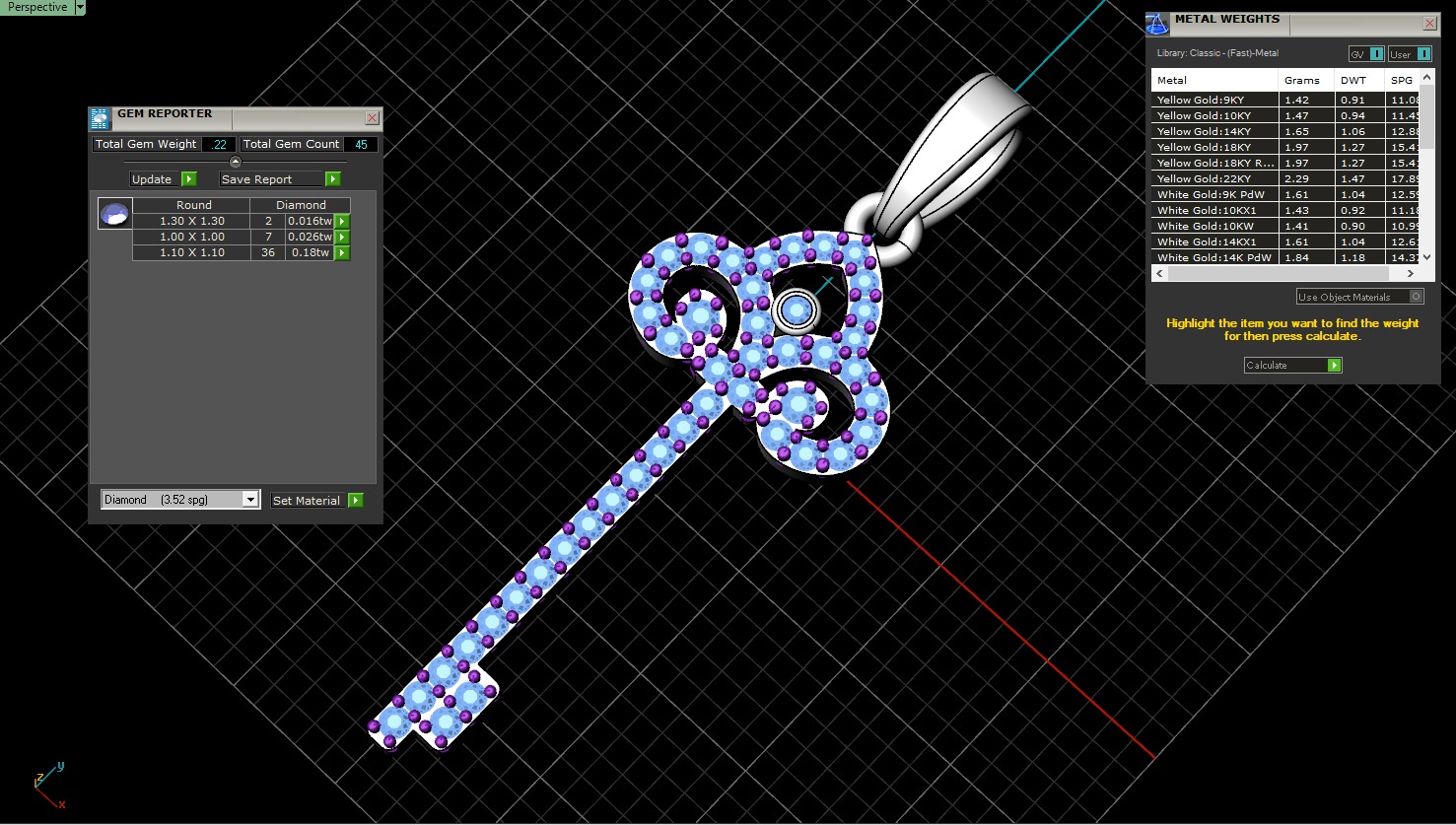 Key pendant model 951 3D print model_5