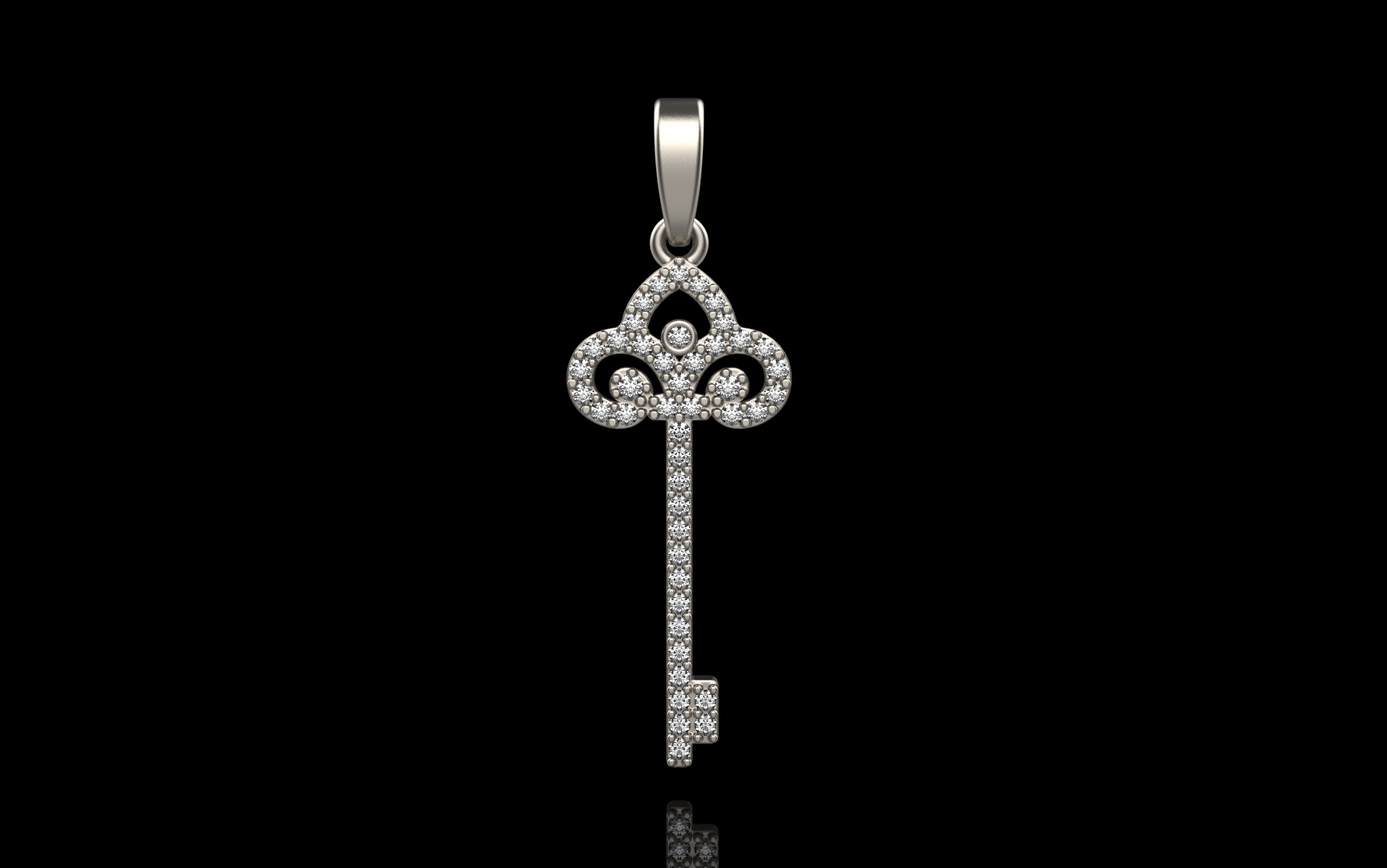 Key pendant model 951 3D print model_14