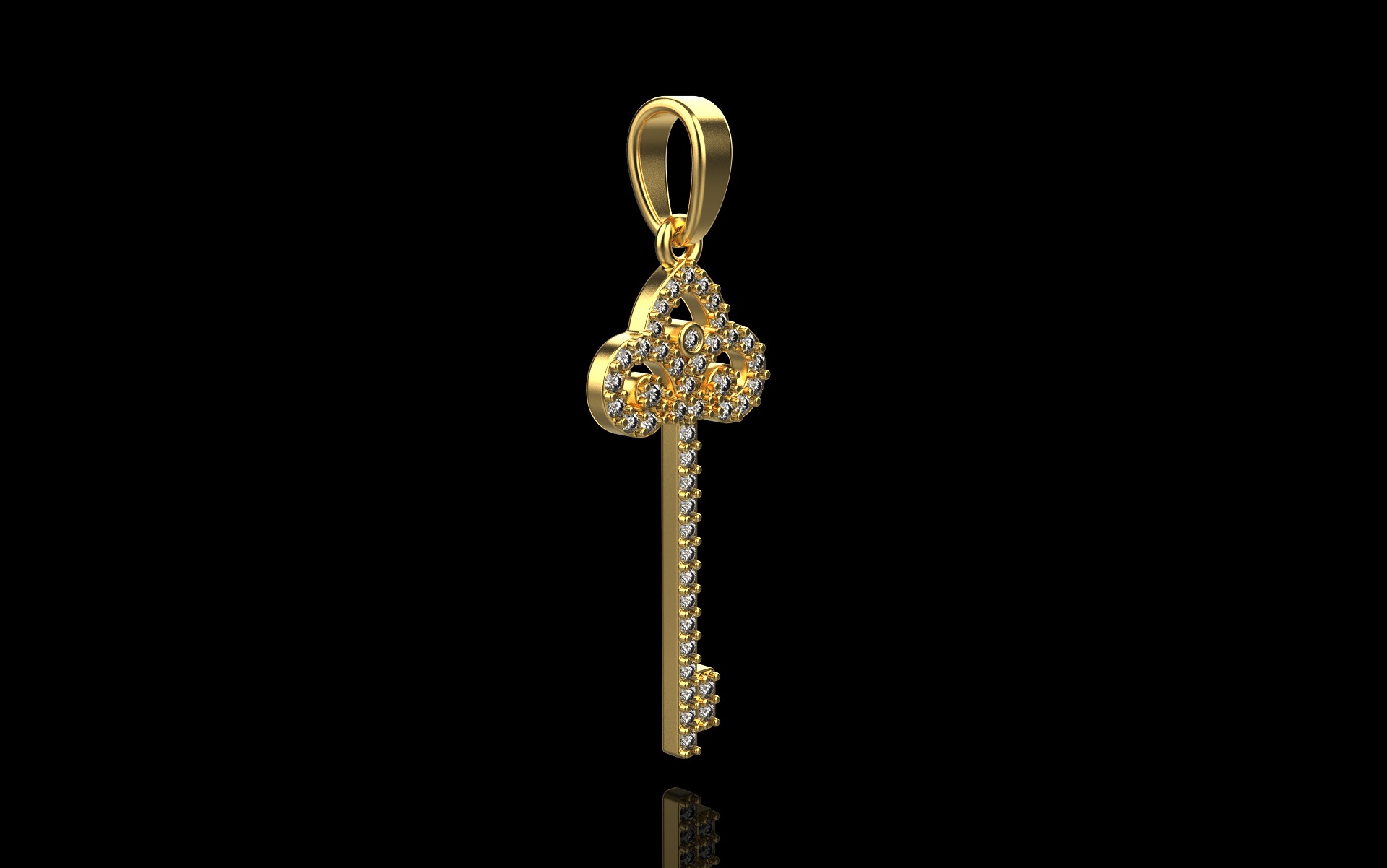 Key pendant model 951 3D print model_24