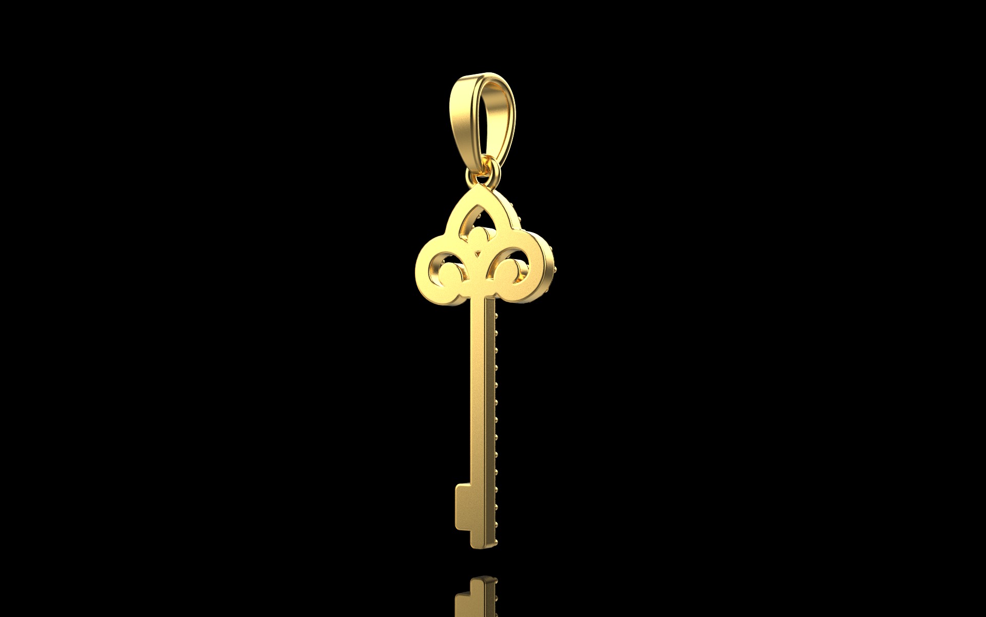 Key pendant model 951 3D print model_38