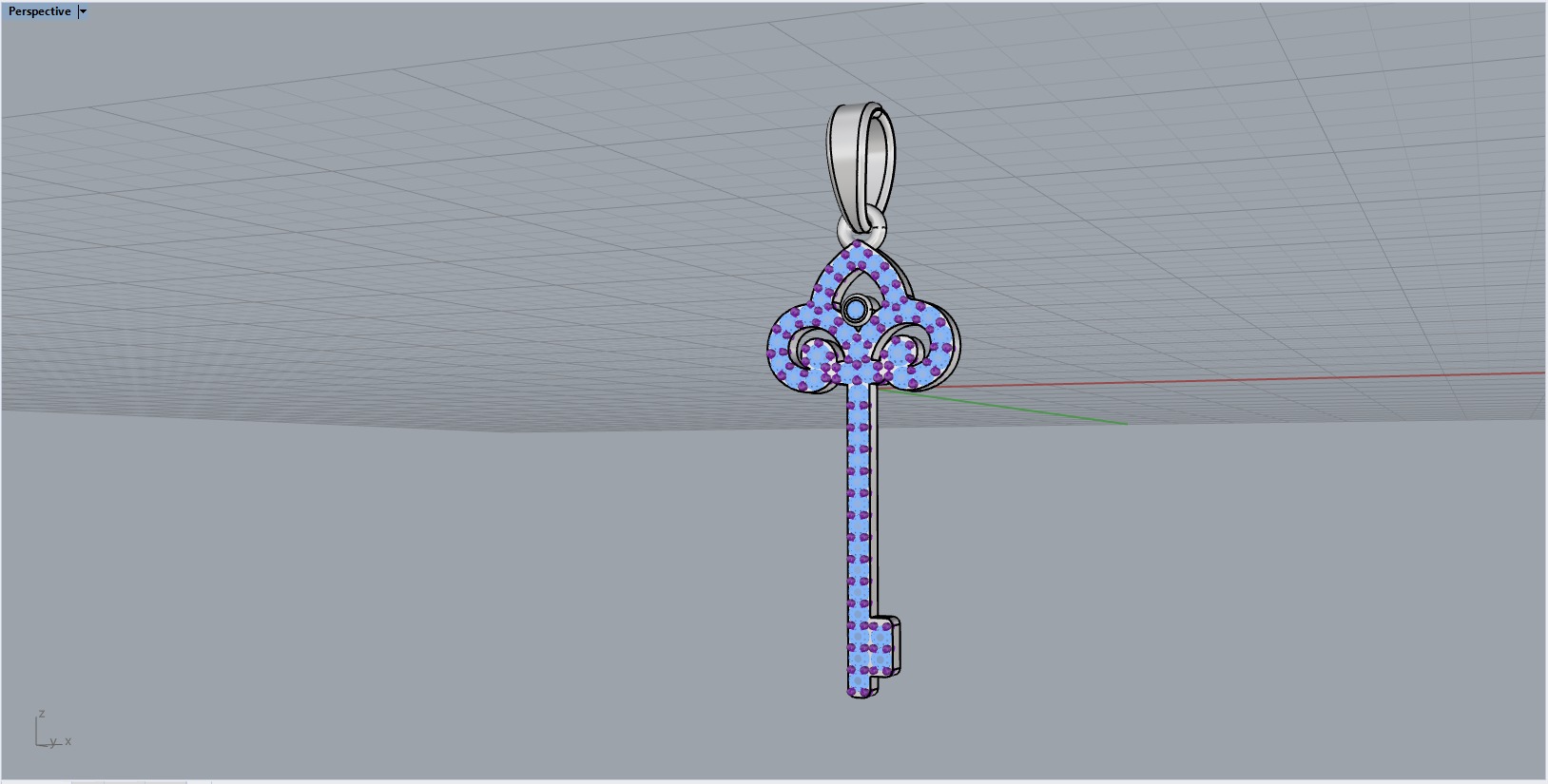 Key pendant model 951 3D print model_10