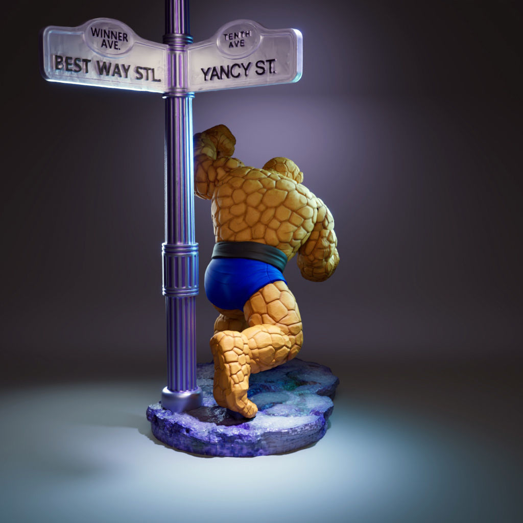 The Thing - Fantastic Four 3D print model_2