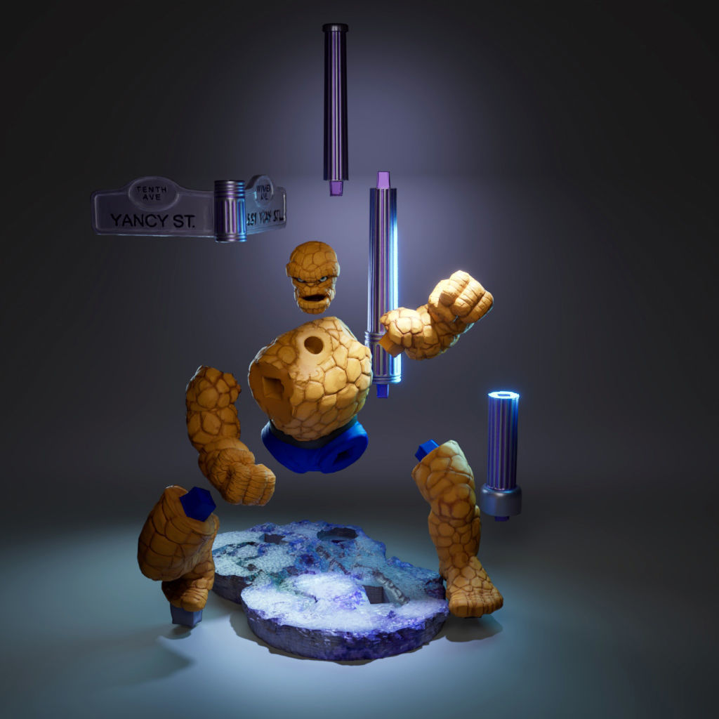 The Thing - Fantastic Four 3D print model_5
