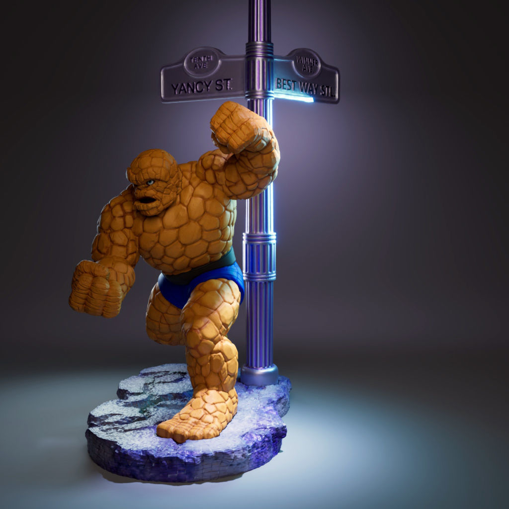 The Thing - Fantastic Four 3D print model_4