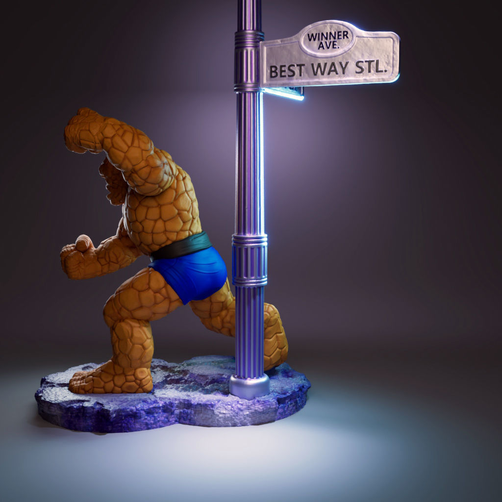 The Thing - Fantastic Four 3D print model_3