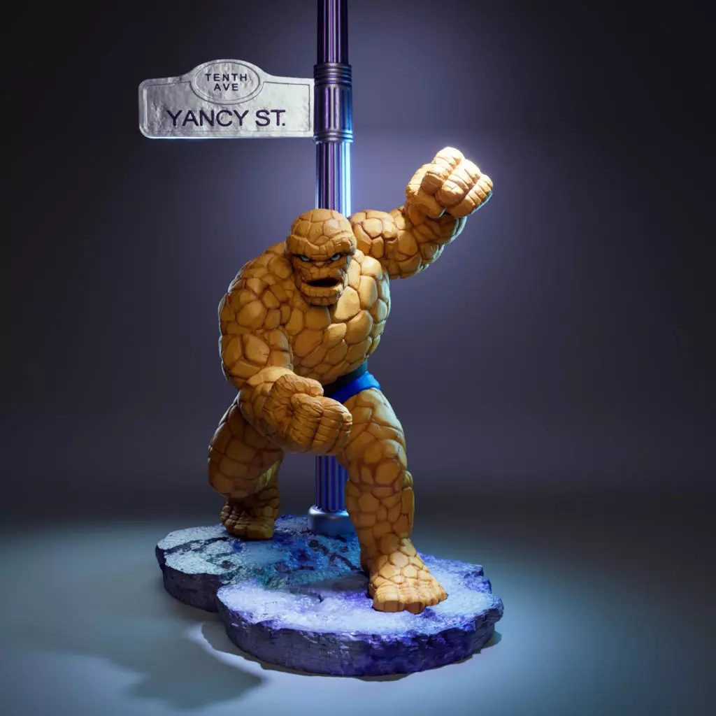 The Thing - Fantastic Four 3D print model_0