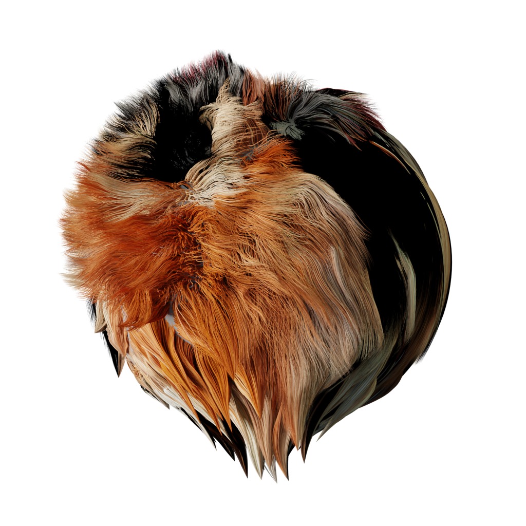 Proboscis Monkey Low-poly 3D model_39