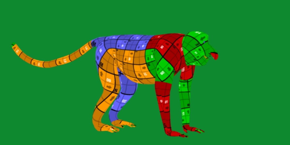 Proboscis Monkey Low-poly 3D model_20