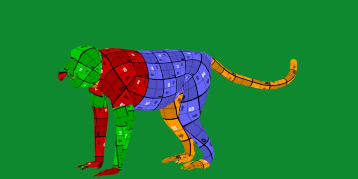 Proboscis Monkey Low-poly 3D model_19