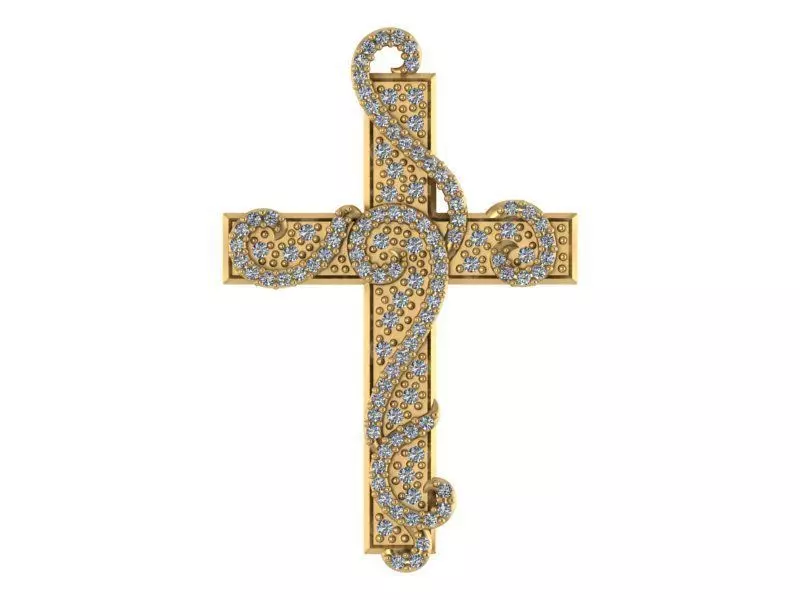 Divine Elegance Cross 3D print model