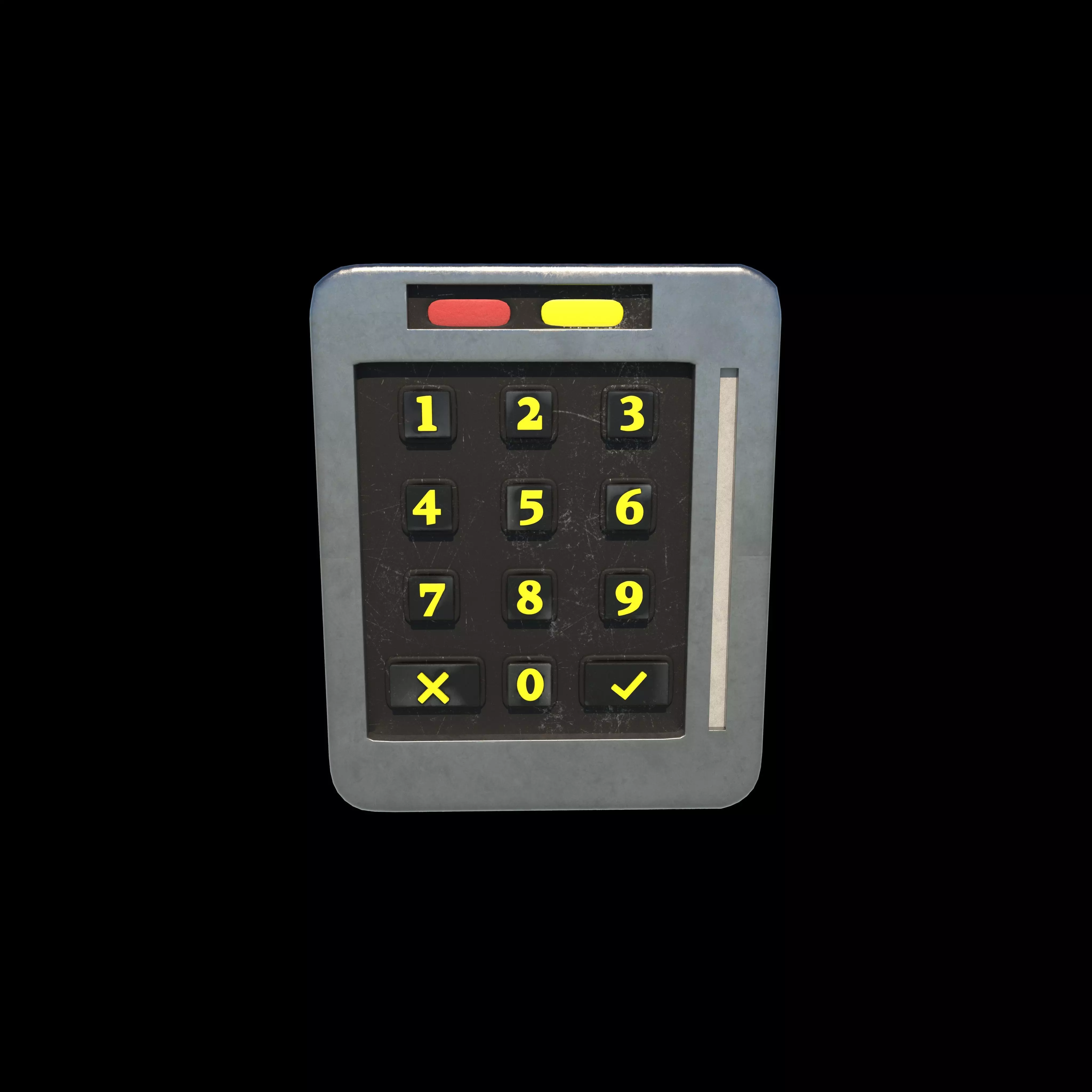 keypad 3D model_0