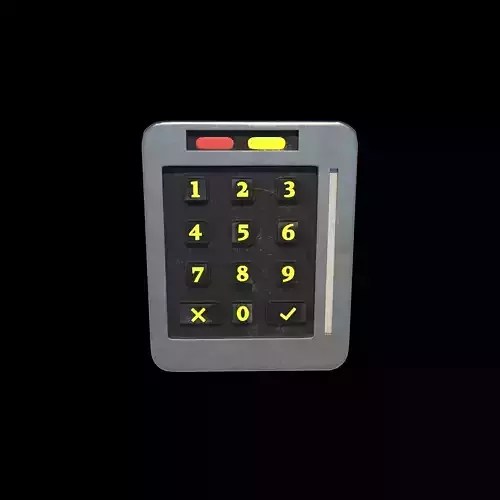 keypad 3D model