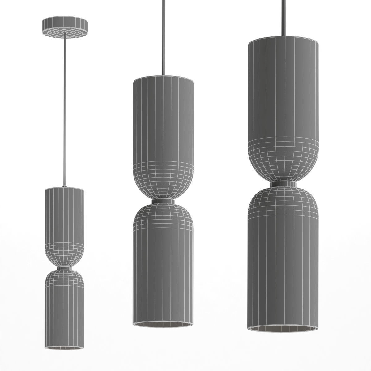 Pendant lamp 3D model_2