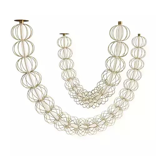 golden pendant light