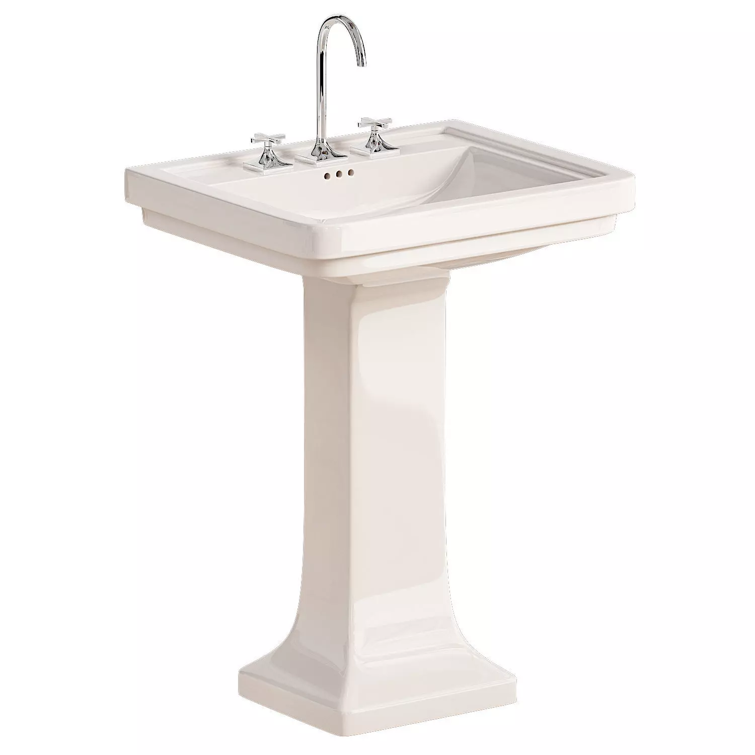 ceramic Washbasin 3D model
