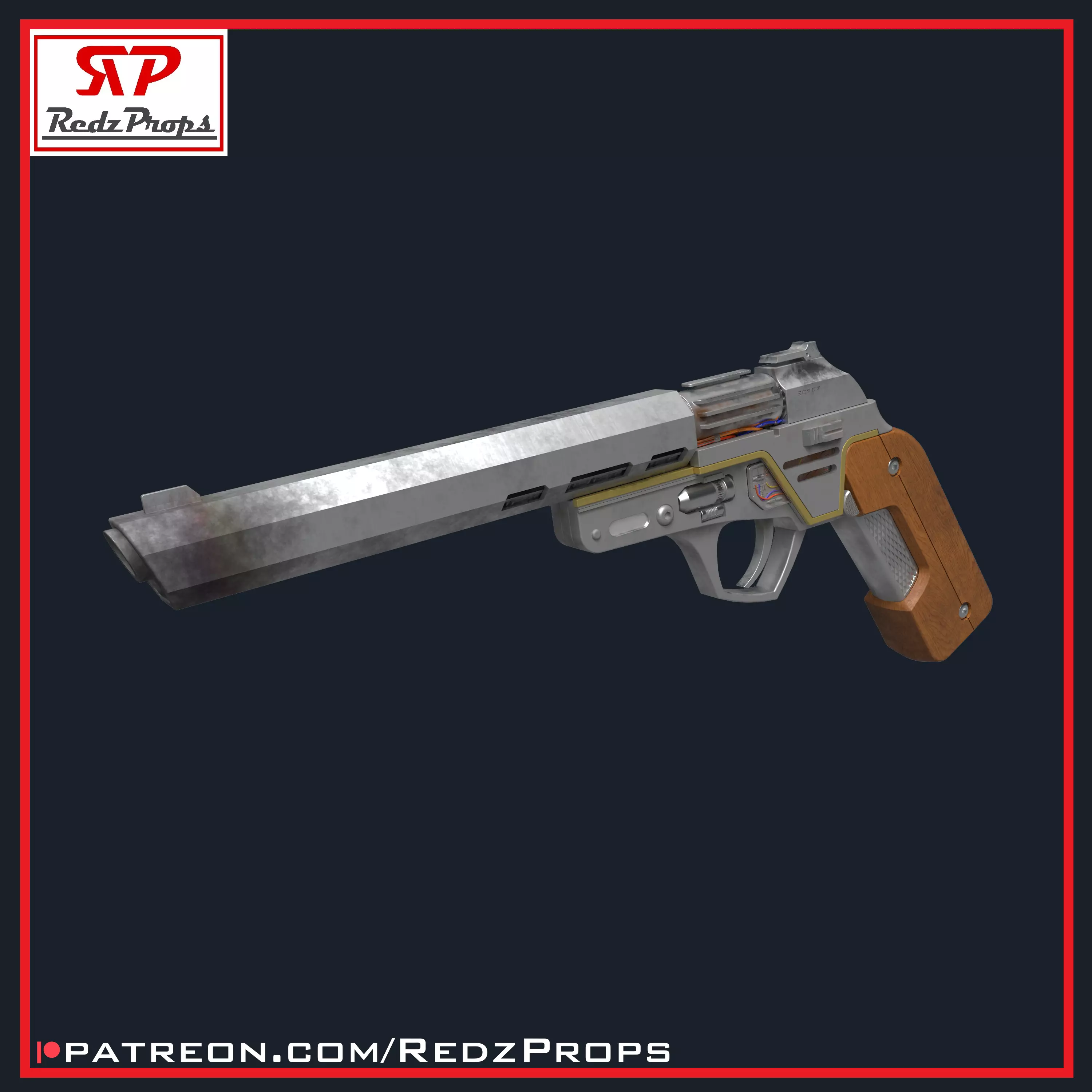 LW-896 Blaster Cosplay Prop 3D print model