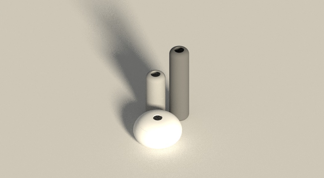 round theme vase a6 3D model_1