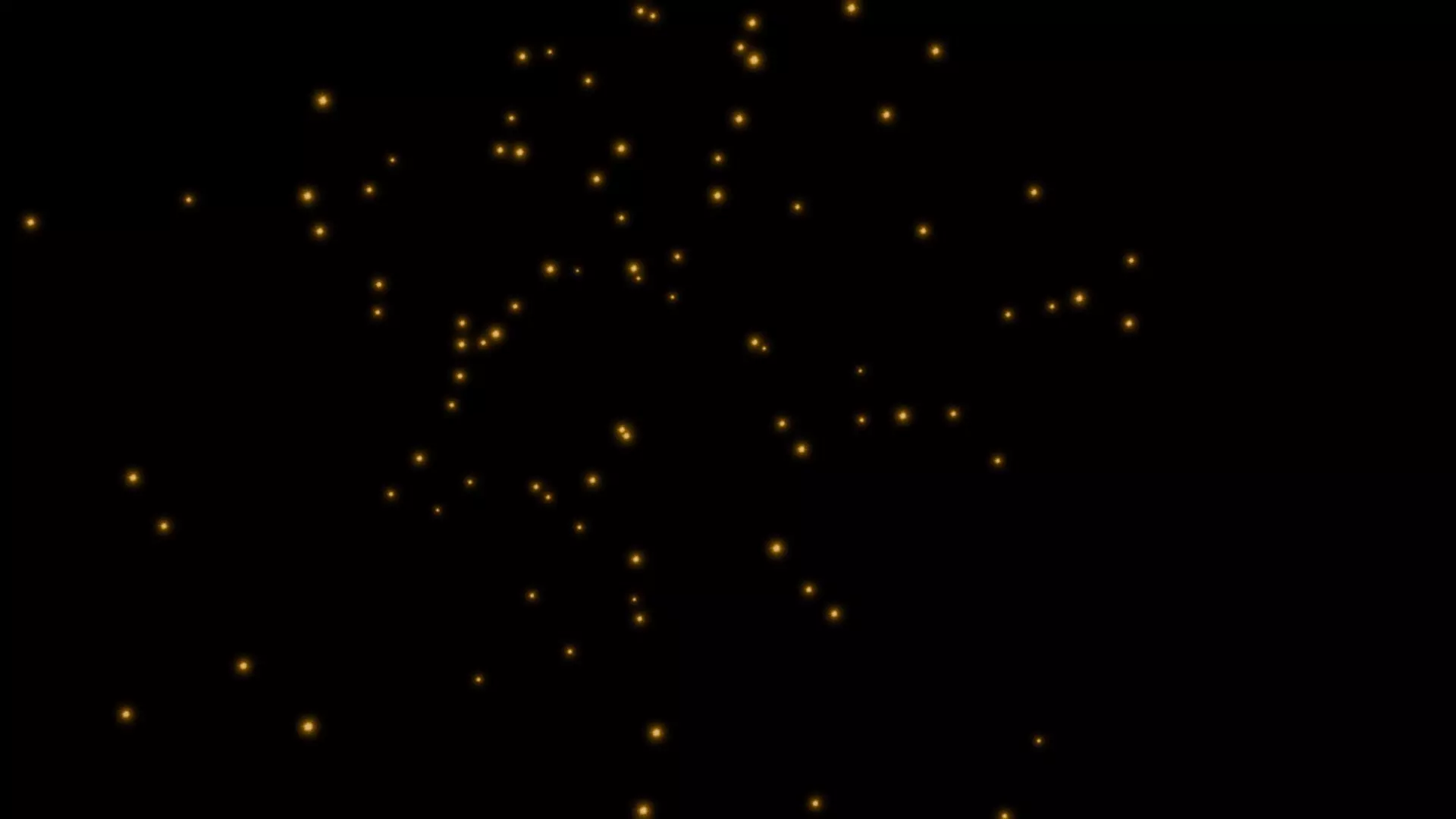 Fireflies Effect Light Looping 3D Animation 3D model