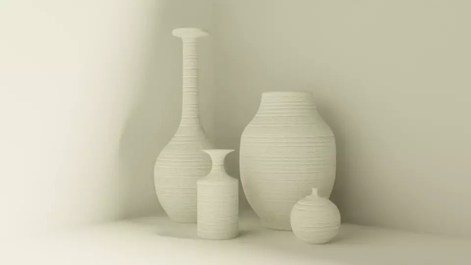 modern Vase a7 3D model_0