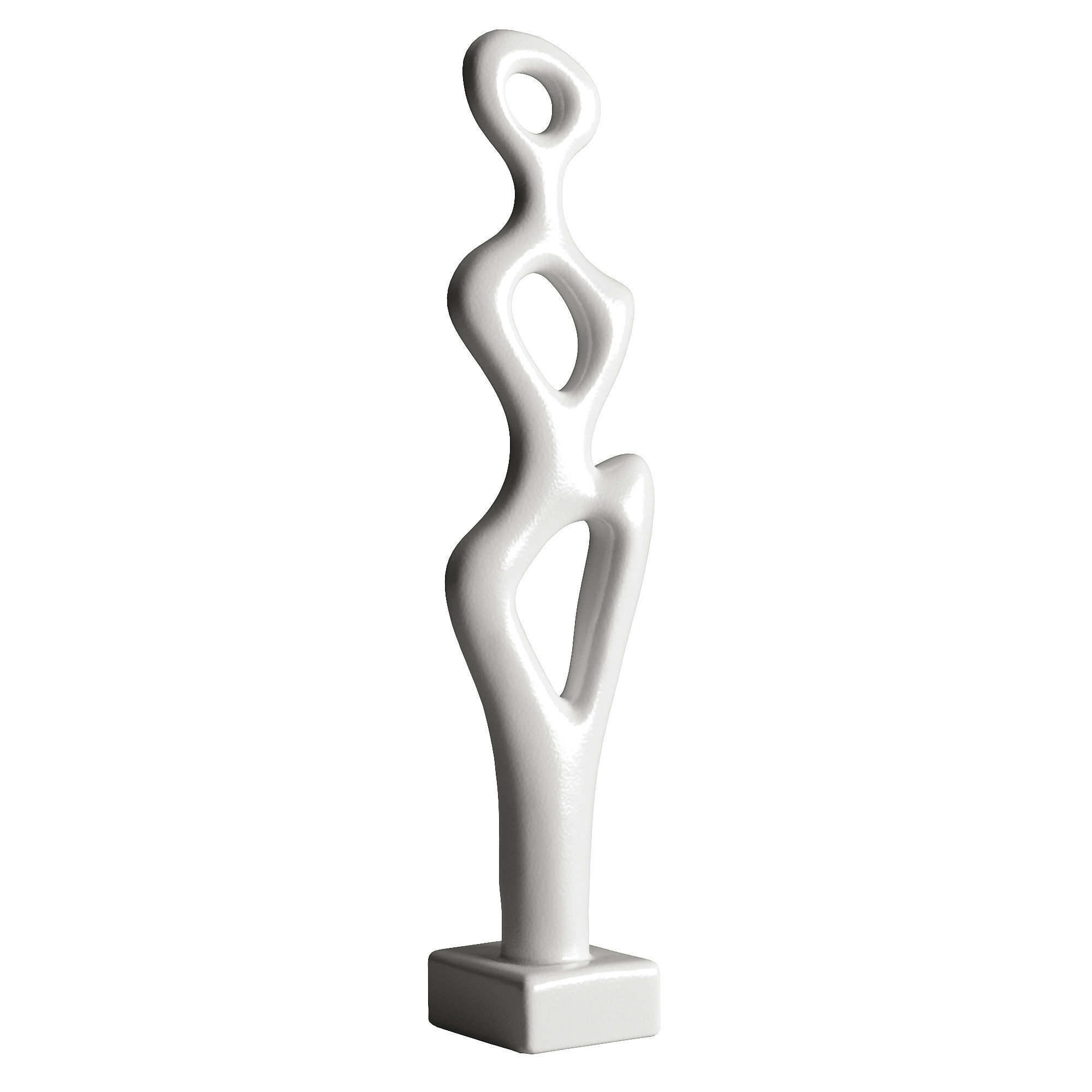 Decorative Abstract Sculpture 02 3D model_4