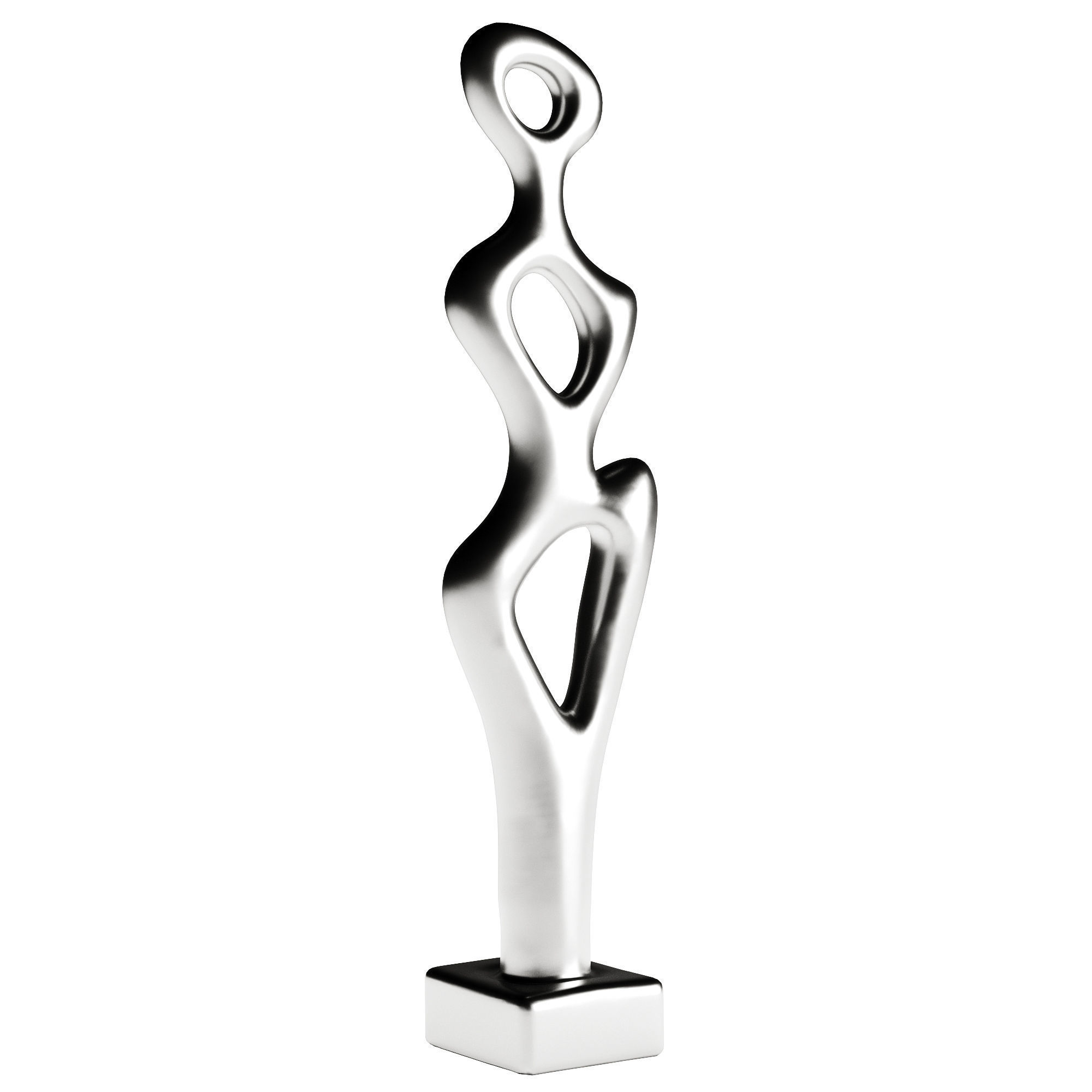 Decorative Abstract Sculpture 02 3D model_3