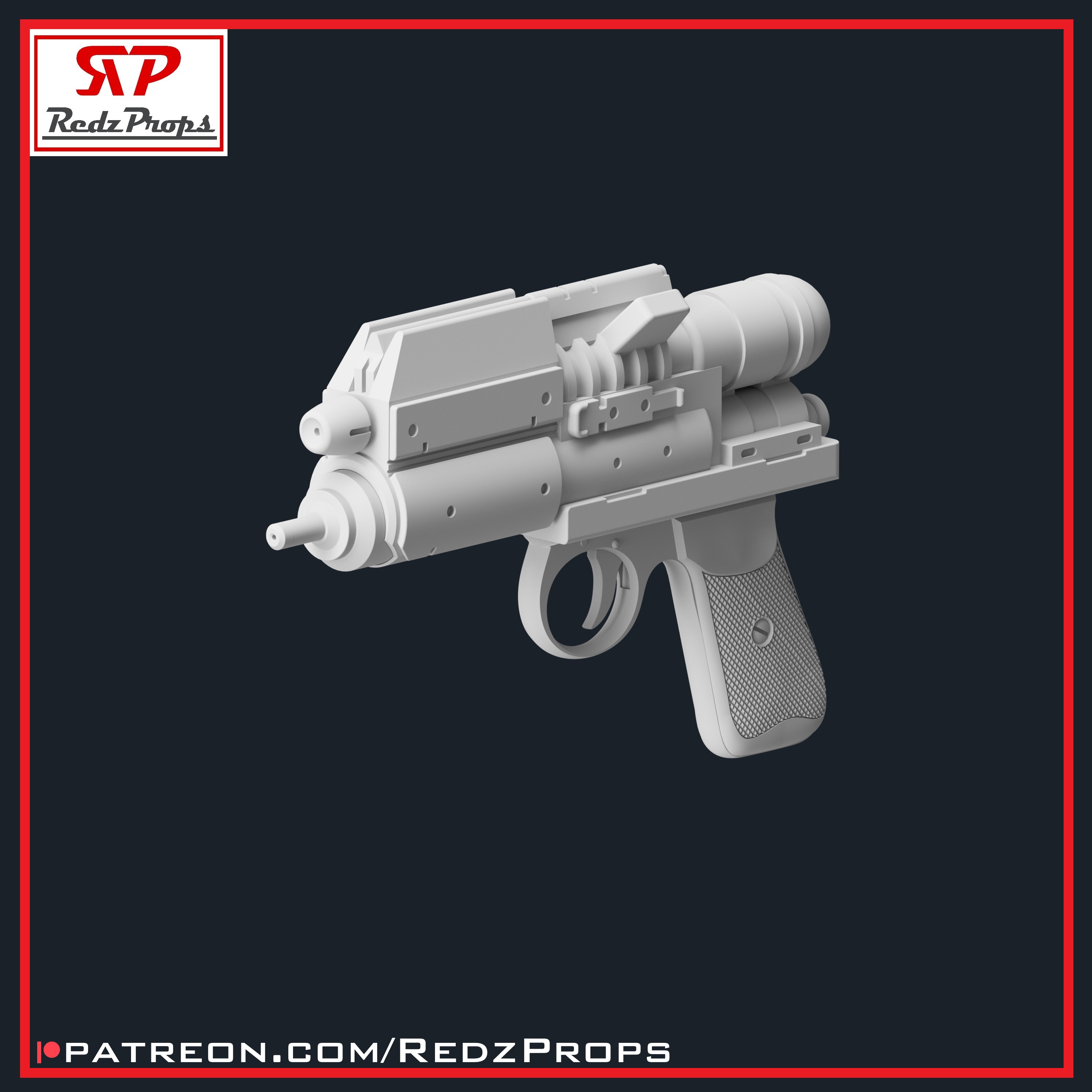 Blurrg 1120 LA Blaster Cosplay Prop 3D print model_8