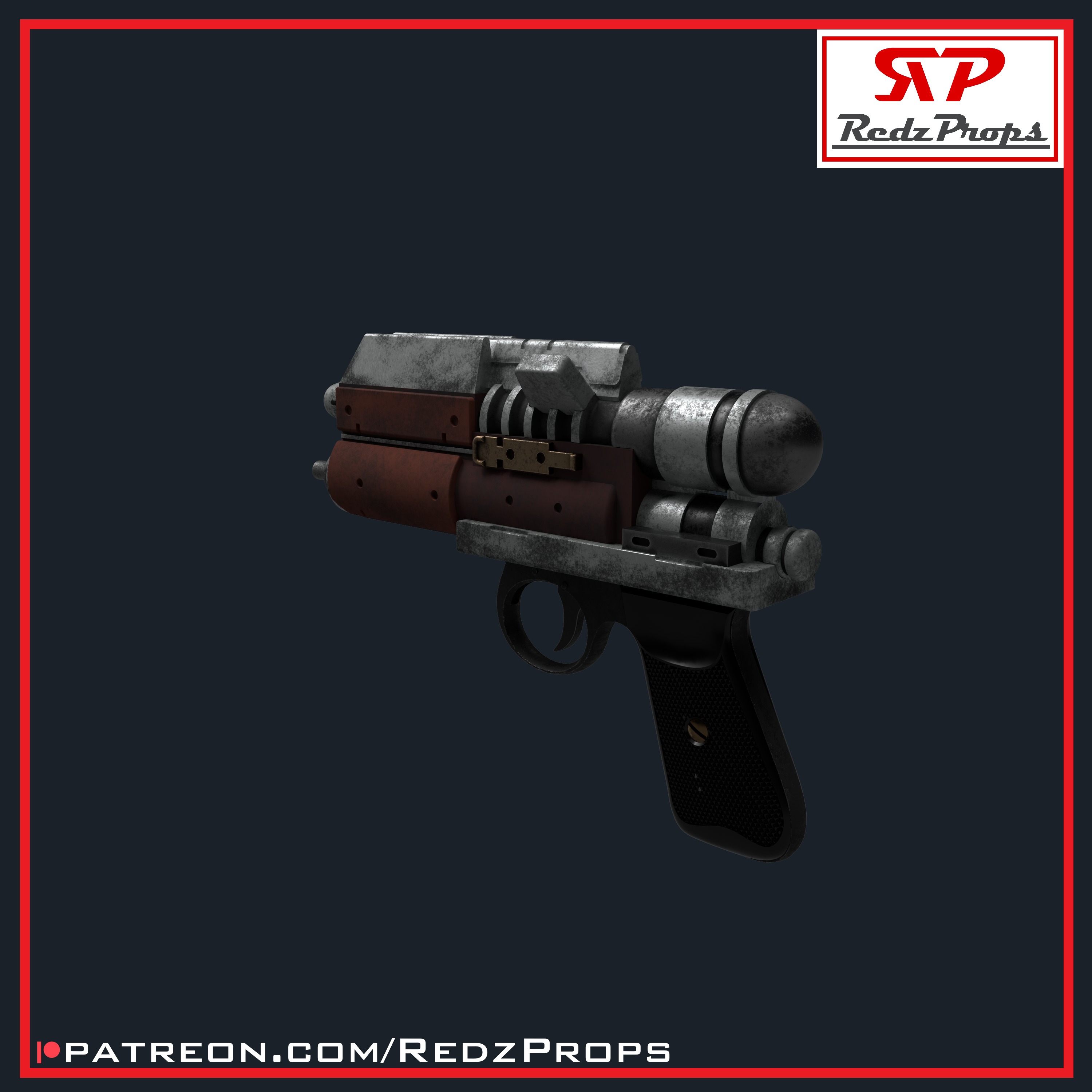 Blurrg 1120 LA Blaster Cosplay Prop 3D print model_4