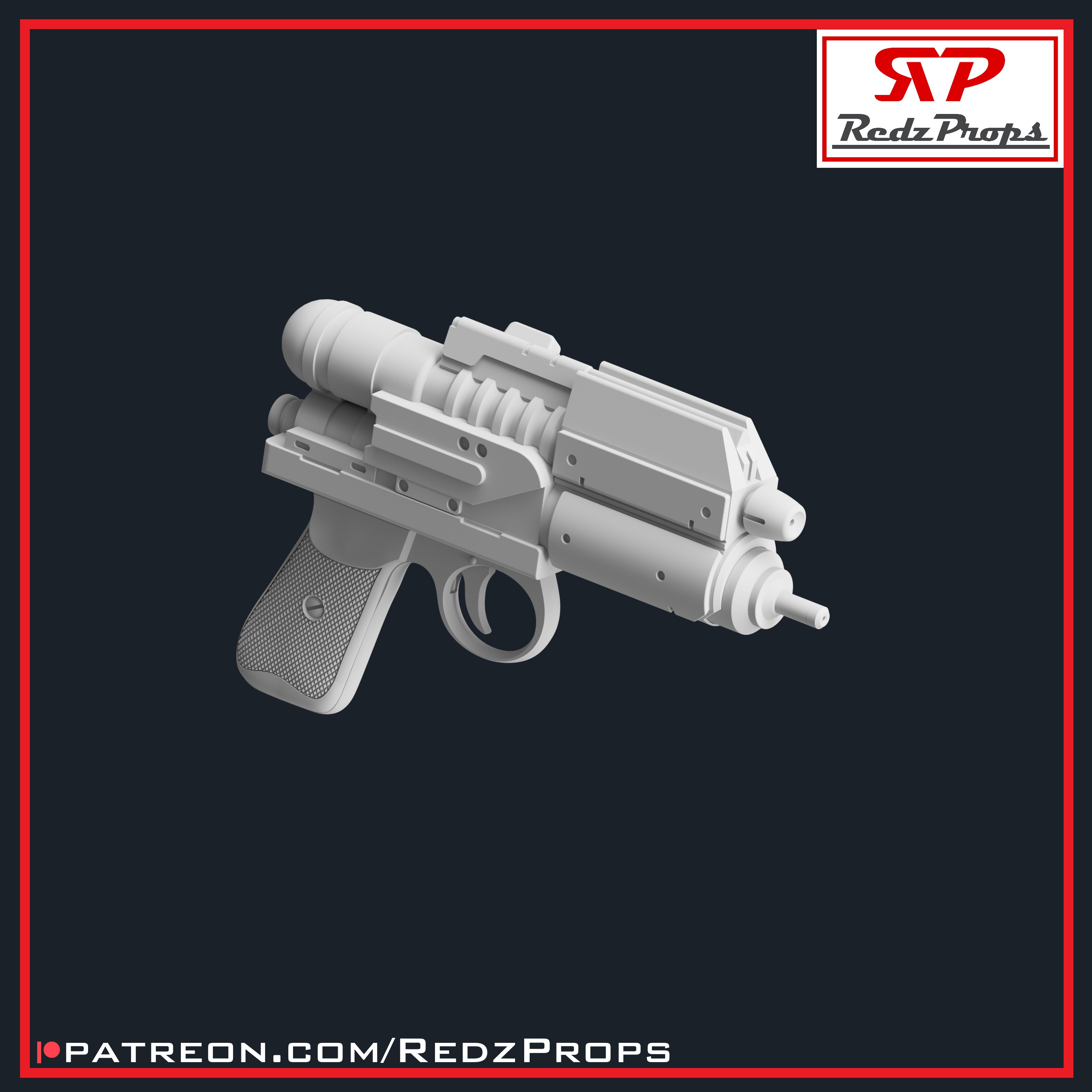 Blurrg 1120 LA Blaster Cosplay Prop 3D print model_5