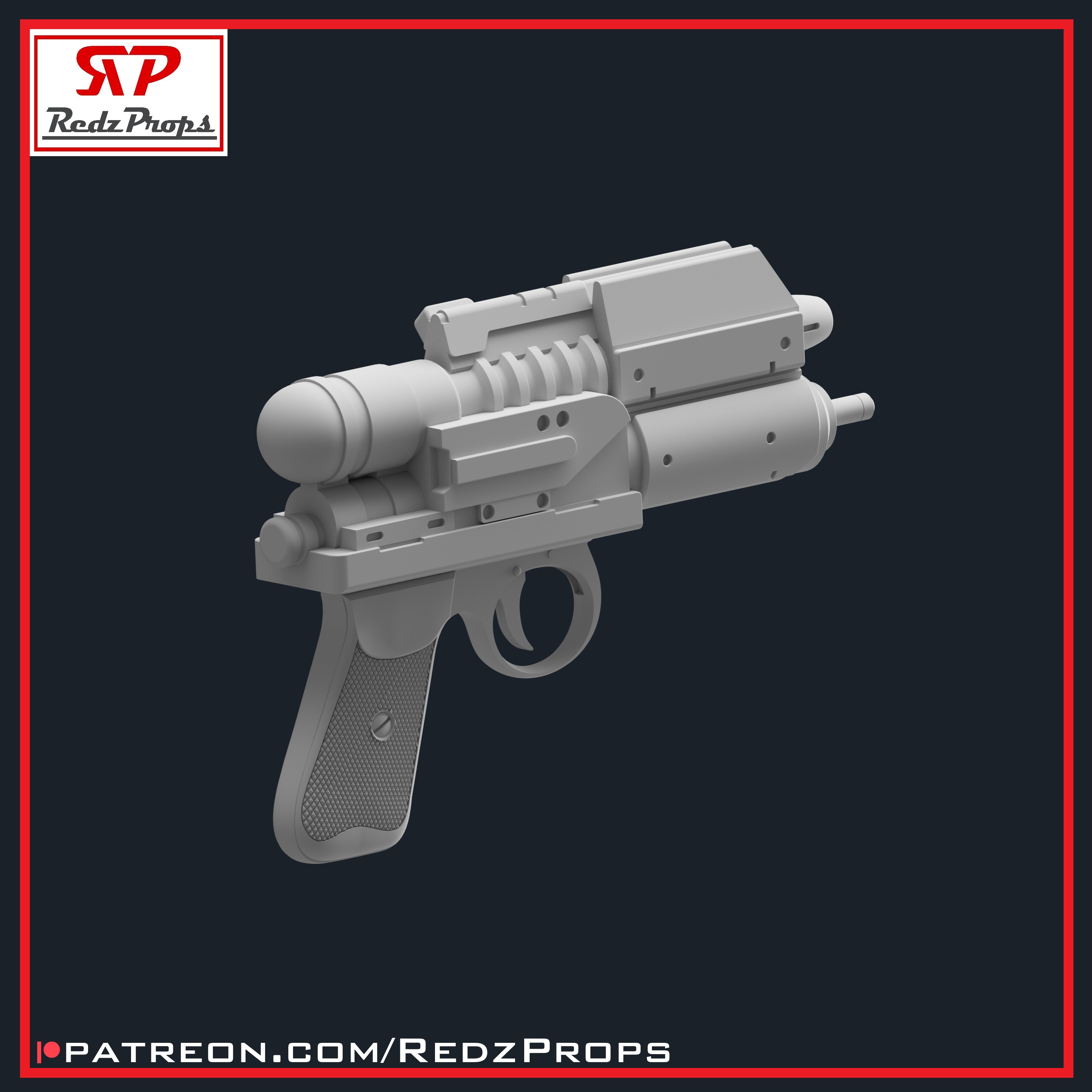 Blurrg 1120 LA Blaster Cosplay Prop 3D print model_6