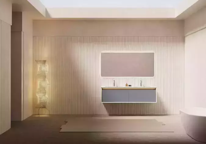 Bathroom scene project wash basin