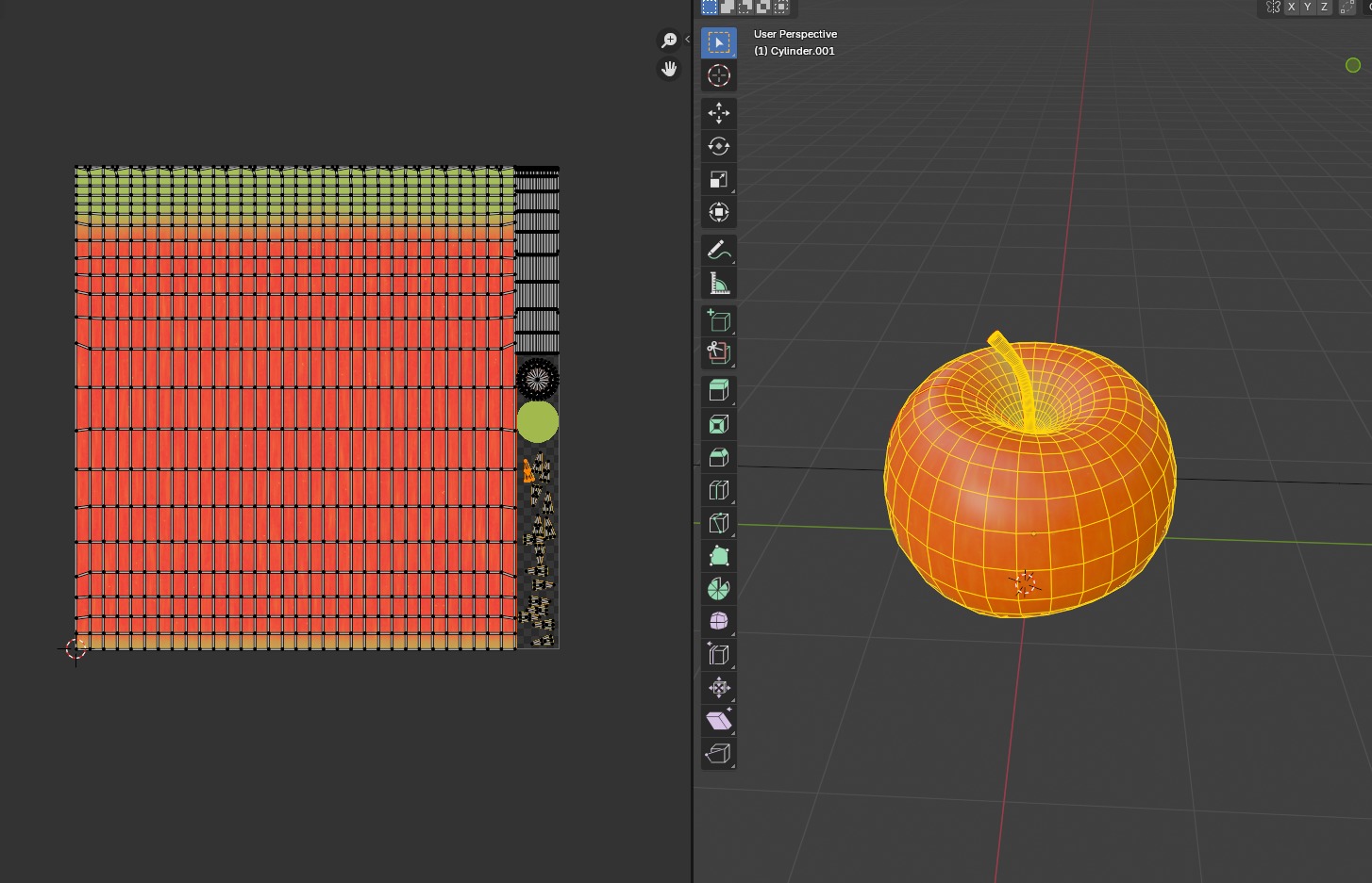 Apple Low Poly 3d model Low-poly 3D model_31