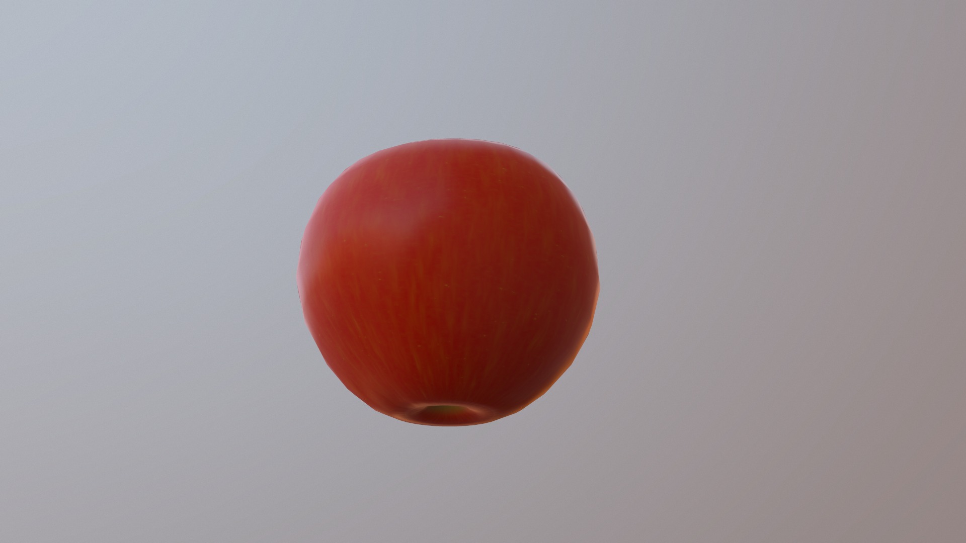 Apple Low Poly 3d model Low-poly 3D model_8