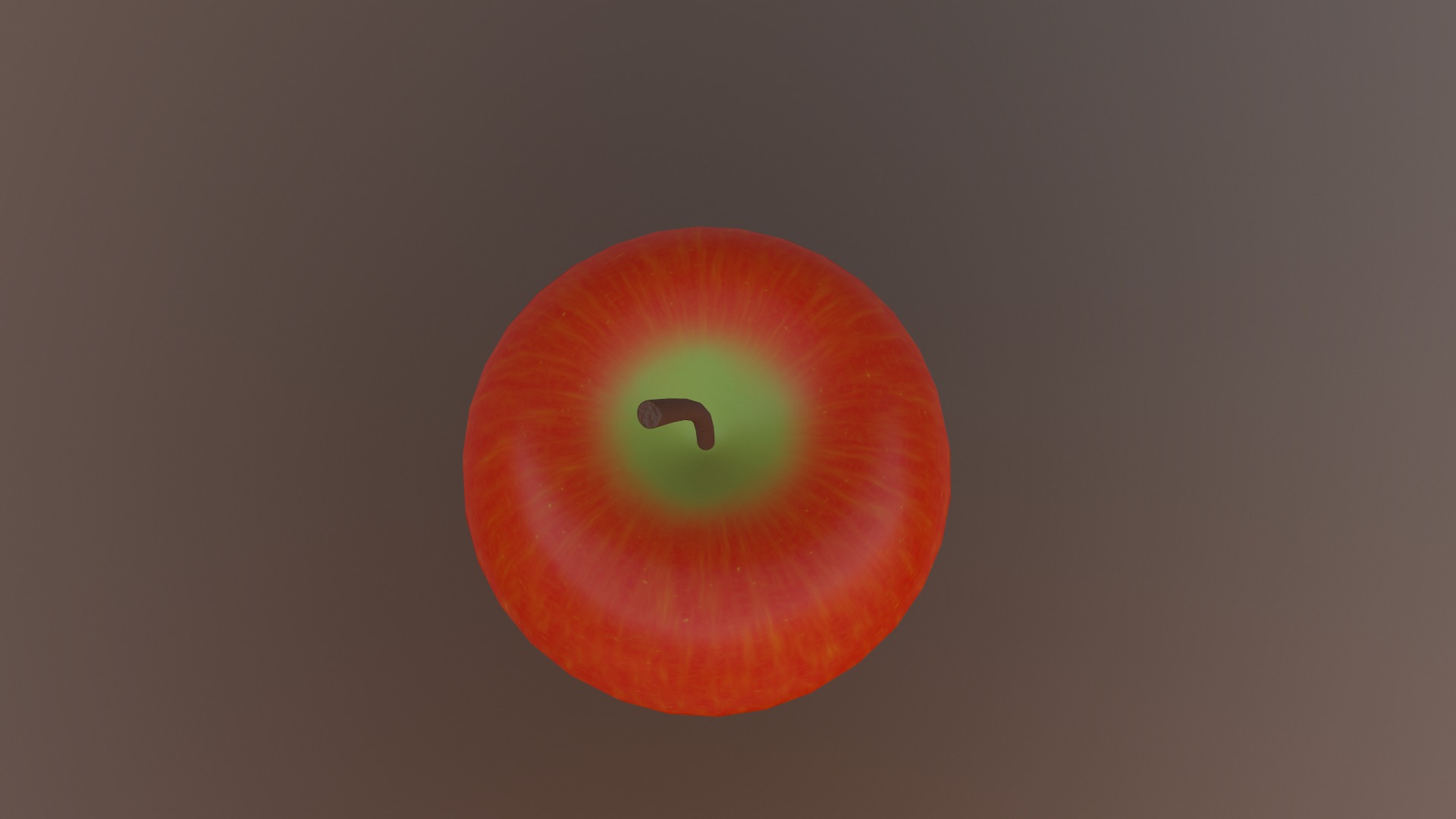 Apple Low Poly 3d model Low-poly 3D model_4