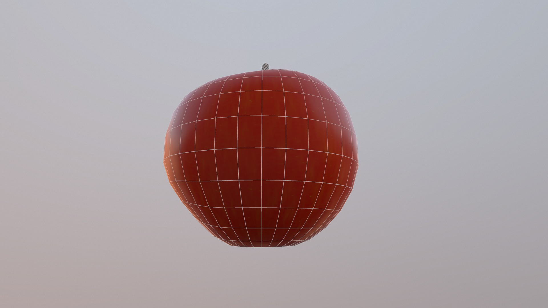Apple Low Poly 3d model Low-poly 3D model_14