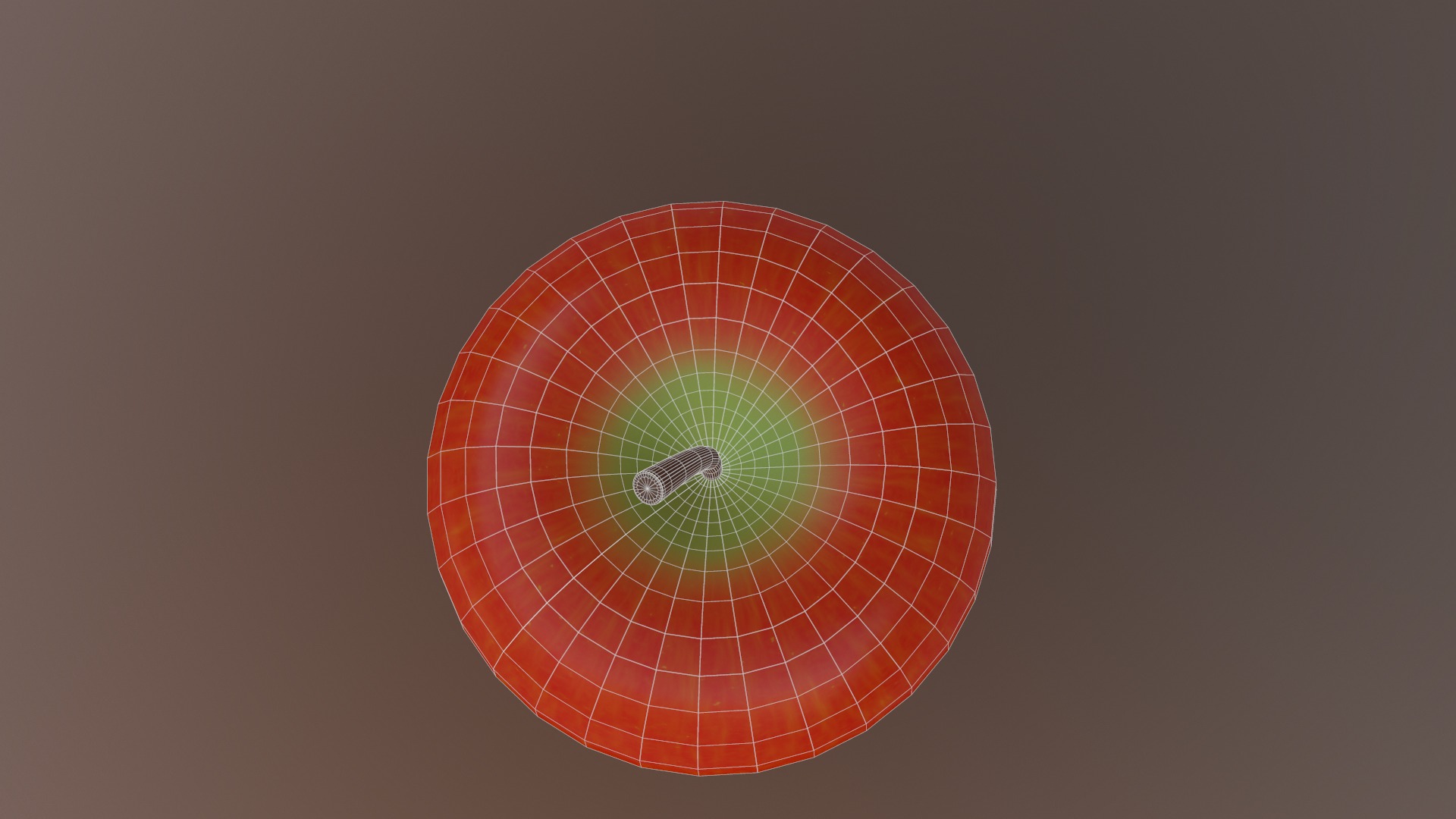 Apple Low Poly 3d model Low-poly 3D model_19