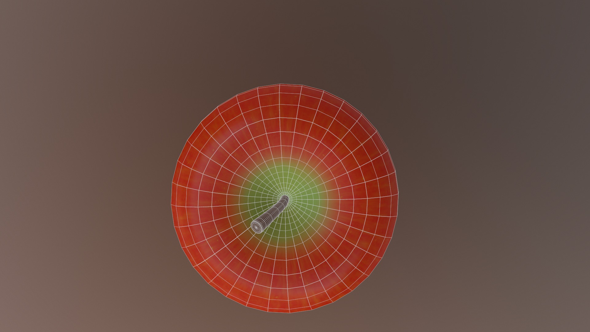 Apple Low Poly 3d model Low-poly 3D model_13