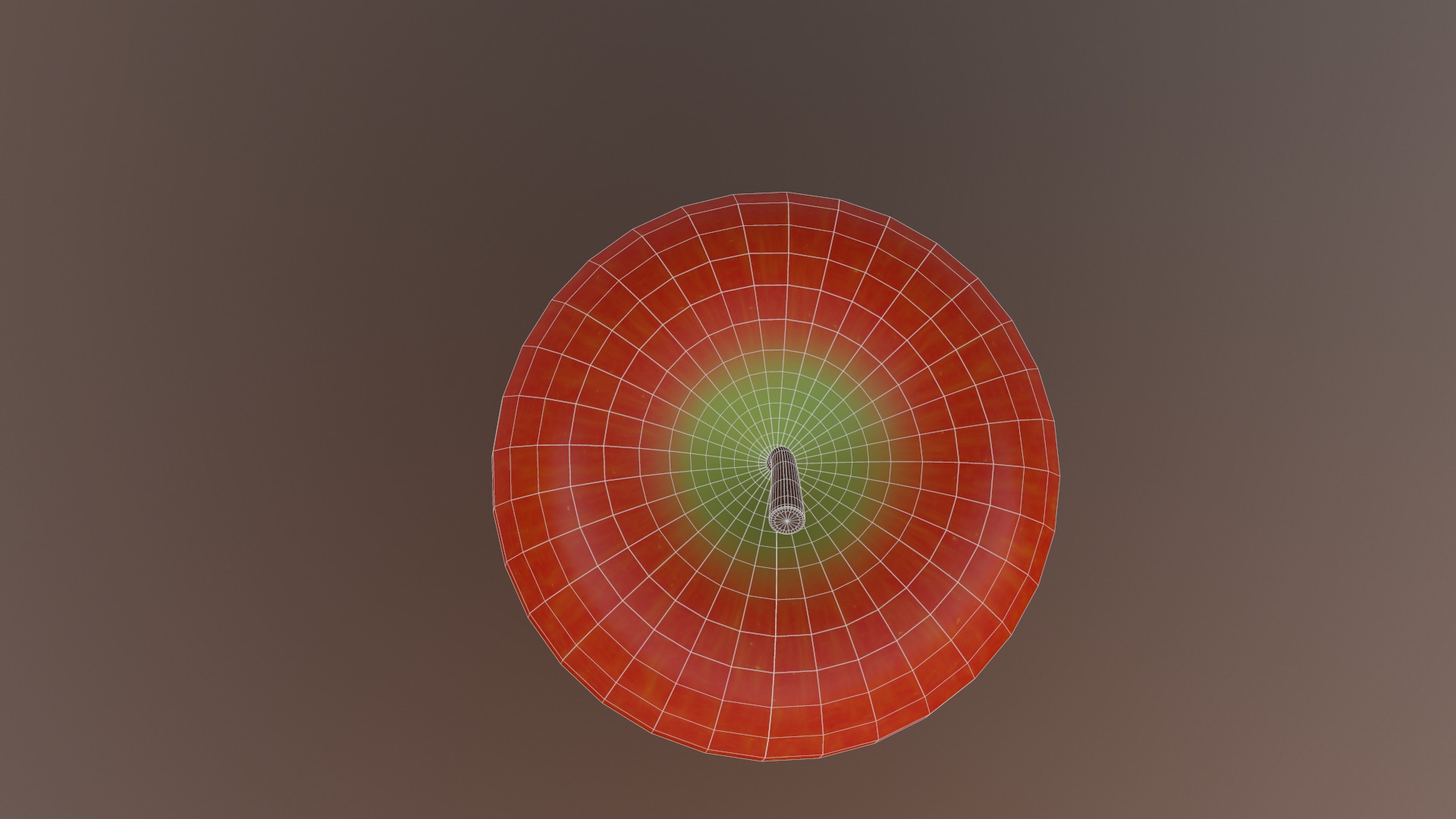 Apple Low Poly 3d model Low-poly 3D model_20