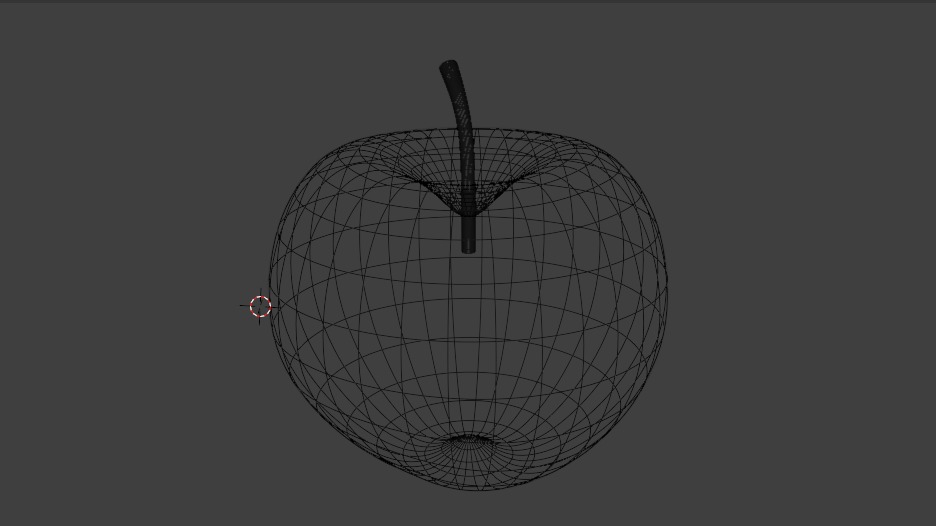 Apple Low Poly 3d model Low-poly 3D model_27