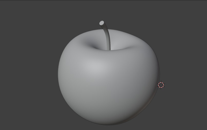 Apple Low Poly 3d model Low-poly 3D model_25