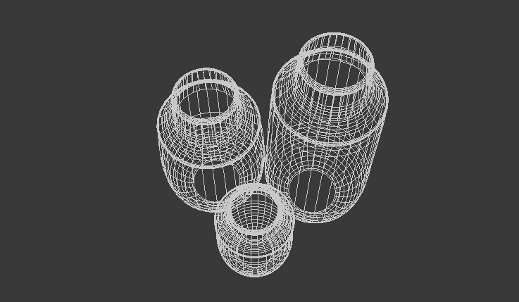 modern vase 08 3D model_5