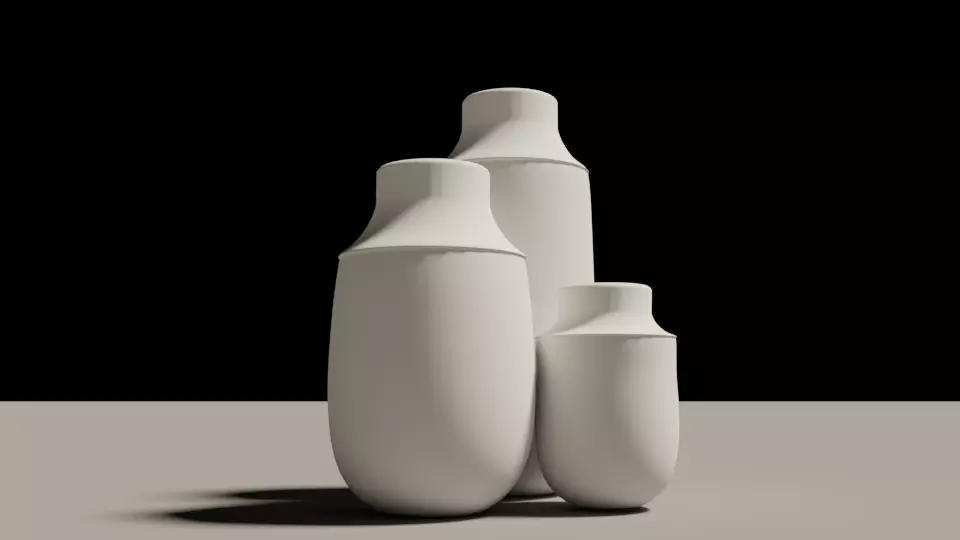 modern vase 08 3D model_0